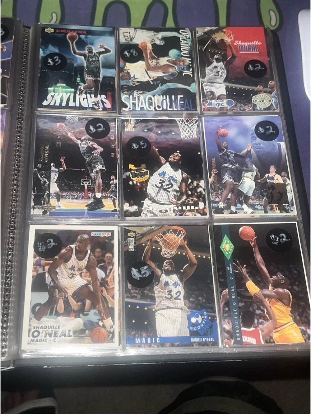Huge Lot Of Shaquille O'Neal Basketball Cards Rookies Magic Lakers College